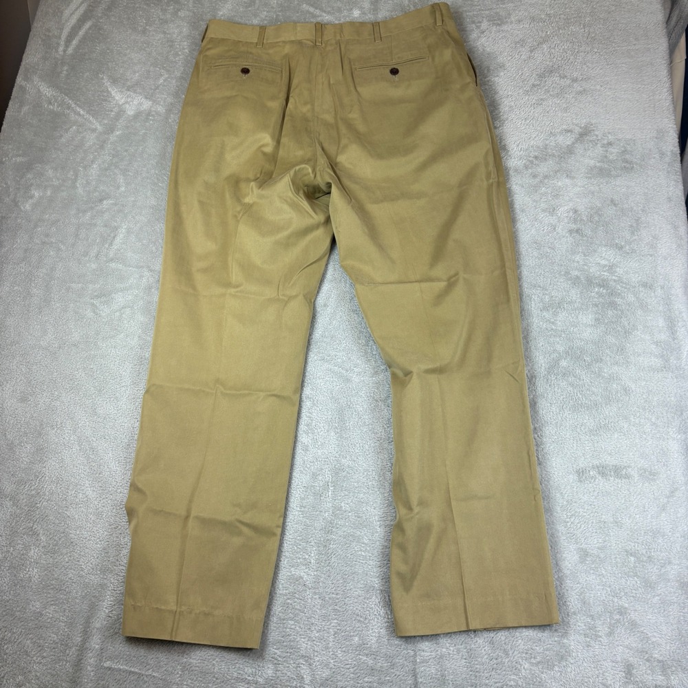 Polo Ralph Lauren Pants Mens 36 (Fits 38x31) Straight Chino Tan Khaki Business - Picture 2 of 11